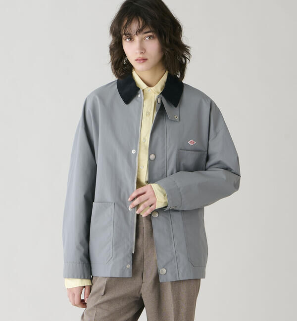 DANTON「DANTON | ナイロンタフタ カバーオールジャケット WOMEN」|その他|GREY