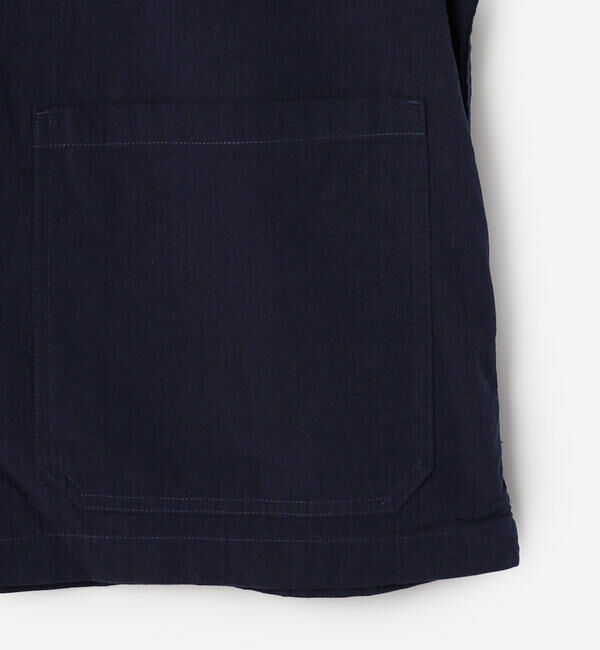 DANTON「DANTON | コットンブロード 半袖カバーオールシャツ MEN」|シャツ・ブラウス|