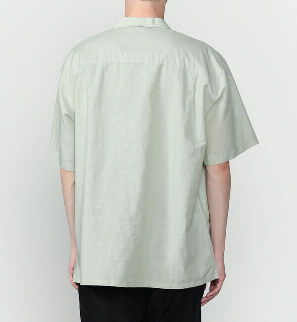 DANTON「DANTON | コットンリネンスラブ 半袖シャツ MEN」|シャツ・ブラウス|