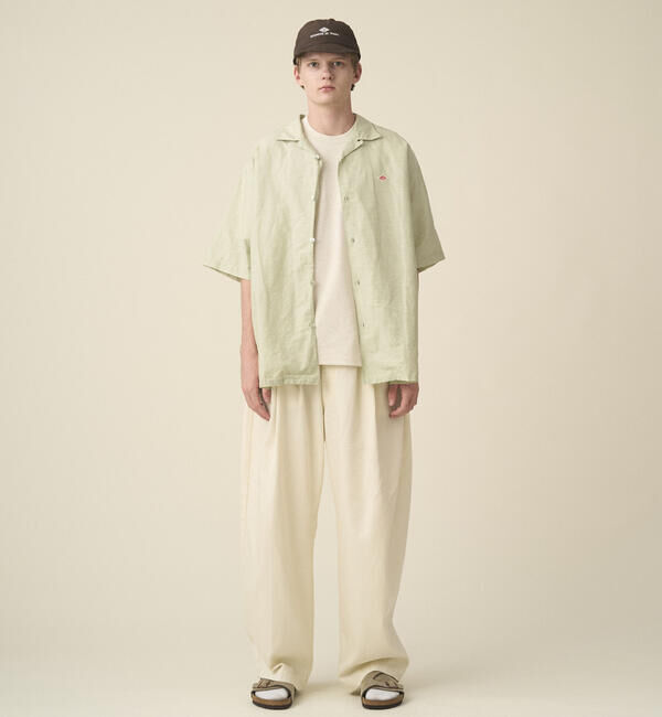 DANTON「DANTON | コットンリネンスラブ 半袖シャツ MEN」|シャツ・ブラウス|