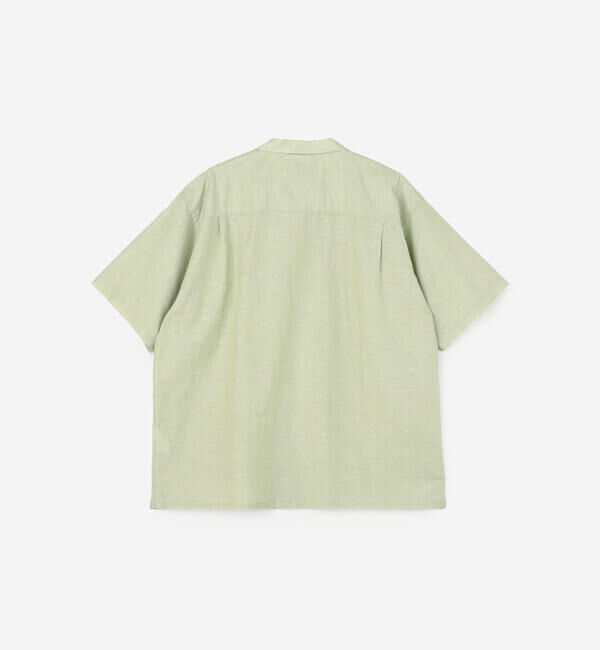 DANTON「DANTON | コットンリネンスラブ 半袖シャツ MEN」|シャツ・ブラウス|