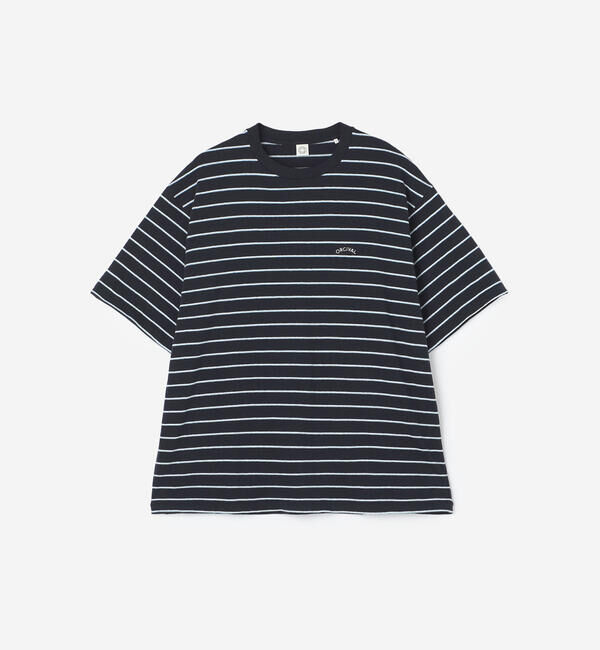 ORCIVAL「ORCIVAL | アンイーブンジャージー 刺繍ショートスリーブTシャツ MEN」|Tシャツ・カットソー|