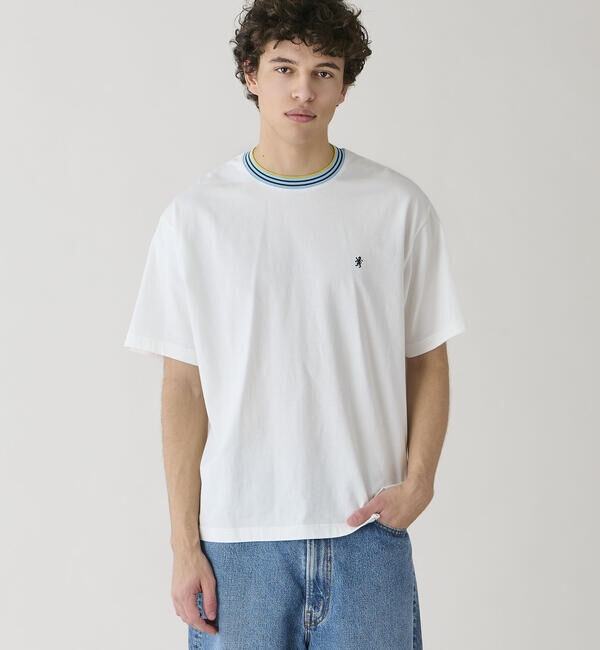 GYMPHLEX「Gymphlex | 〈別注〉クルーネック ラインTシャツ MEN」|Tシャツ・カットソー|
