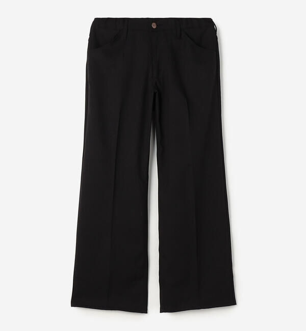  「Wrangler | 〈別注〉 WRANCHER ワイドスラックス BLACK MEN」|チノ|BLACK