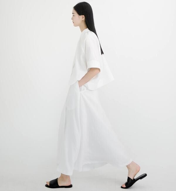  「eunoia | クロップド 半袖シャツ WOMEN」|シャツ・ブラウス|