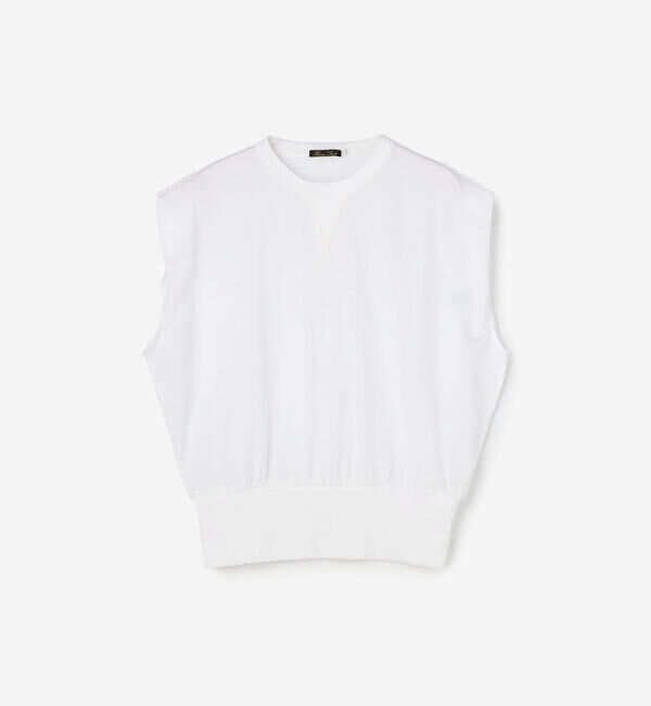  「HAVERSACK | 〈別注〉ノースリーブスウェットプルオーバー WOMEN」|Tシャツ・カットソー|WHITE