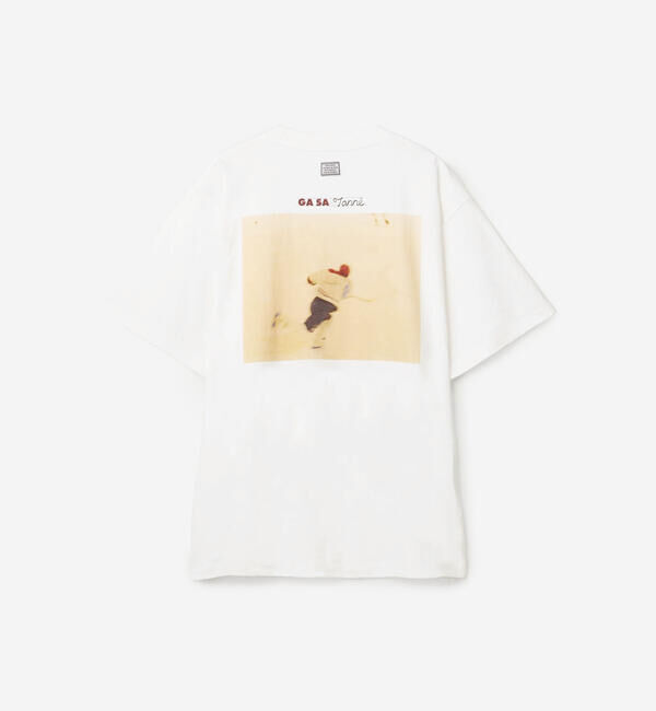  「TANGTANG | 半袖Tシャツ GASATANG ICYWHITE/GLIDEMOMENTUM MEN」|Tシャツ・カットソー|