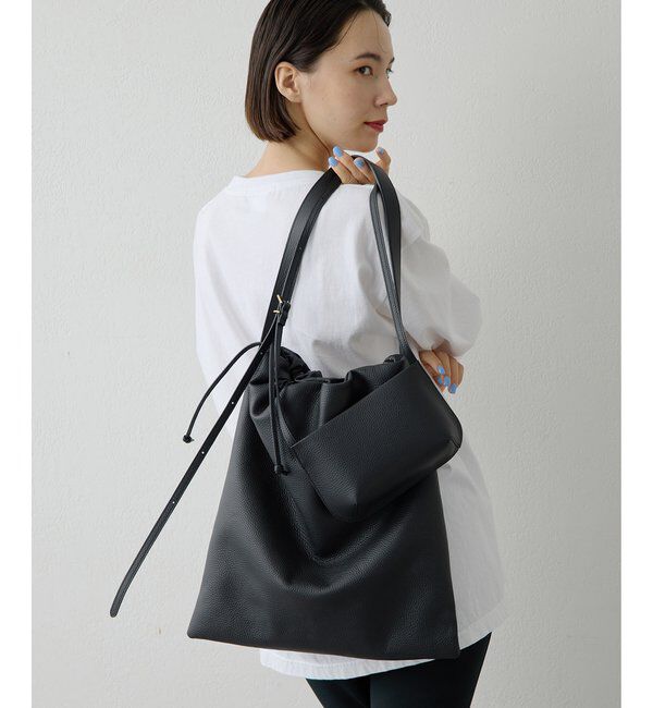 Hoaw.「【Hoaw.】MINIレザーショルダー」|ショルダー・メッセンジャー|