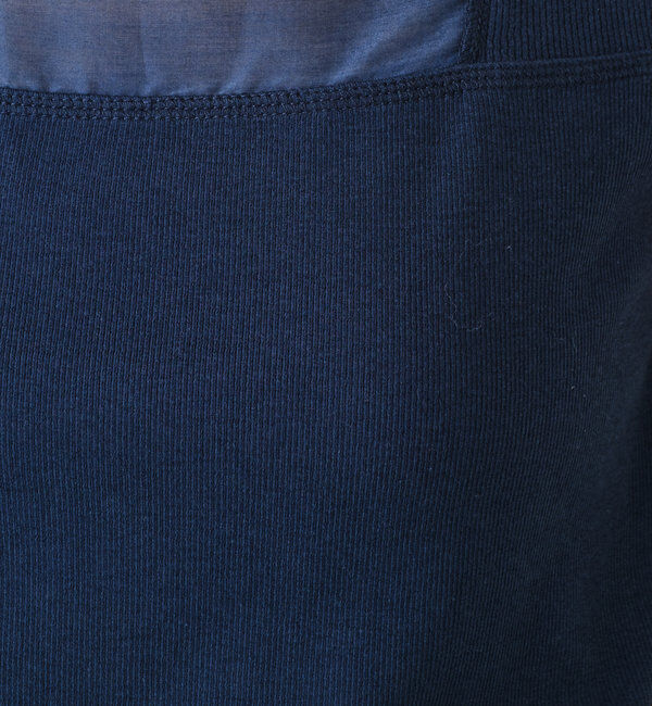  「【万能インナー】 シアー切り替えスクエアタンクトップ」|Tシャツ・カットソー|