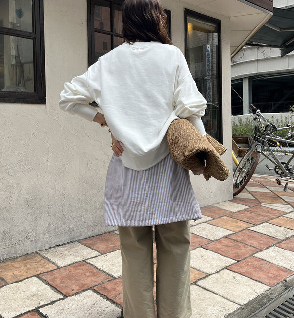  「【インフルエンサー OKOCHI企画】ハーフジップスウェット」|Tシャツ・カットソー|