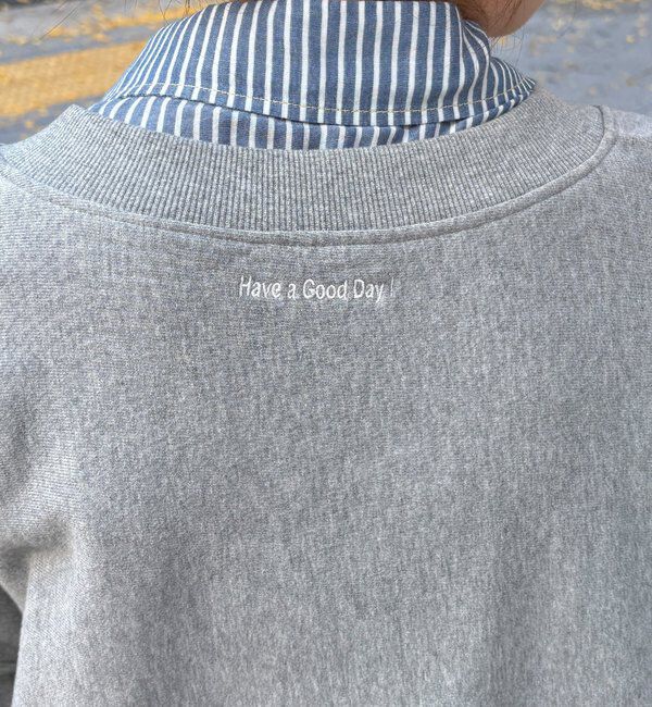  「【インフルエンサー OKOCHI企画】ハーフジップスウェット」|Tシャツ・カットソー|