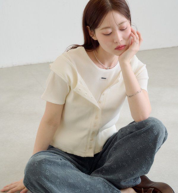  「【新色追加/6色展開】ラバータグTEE」|Tシャツ・カットソー|