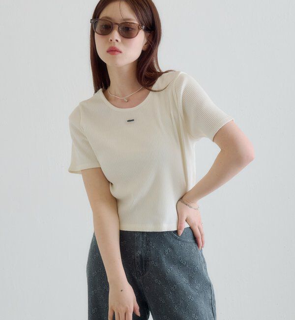  「【新色追加/6色展開】ラバータグTEE」|Tシャツ・カットソー|