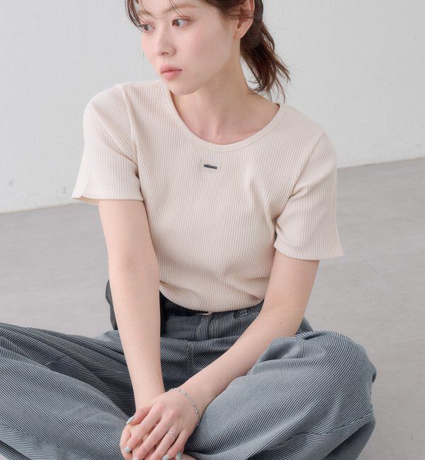  「【新色追加/6色展開】ラバータグTEE」|Tシャツ・カットソー|
