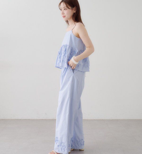  「SETUPステッチ刺繍パンツ」|その他|
