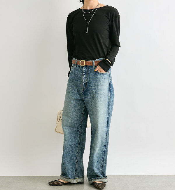  「【MONN.:.】【3サイズ展開】OKAYAMAベーシックデニム」|デニム|