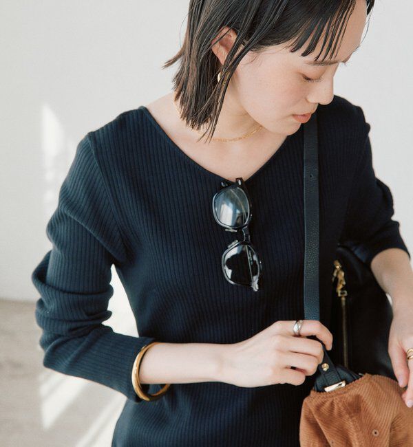  「【3サイズ展開】NEW2WAYロングリブワンピース」|ワンピース|