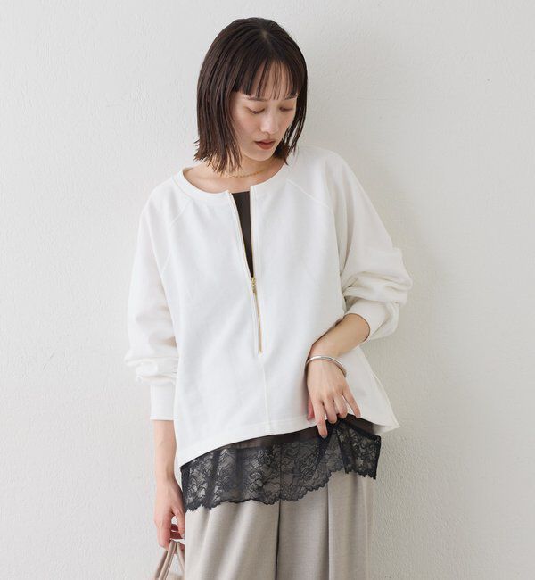  「【5色展開】ハーフZIPスウェット」|Tシャツ・カットソー|