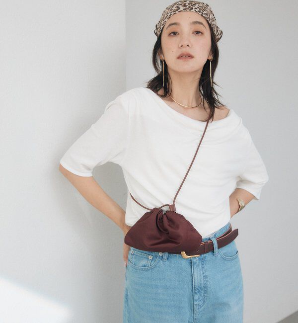  「【接触冷感】ゴブソデネックコンシャスカットソー」|Tシャツ・カットソー|