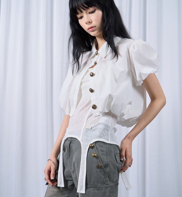  「【SixM】 NOBLE BALLOON SHIRTS」|シャツ・ブラウス|