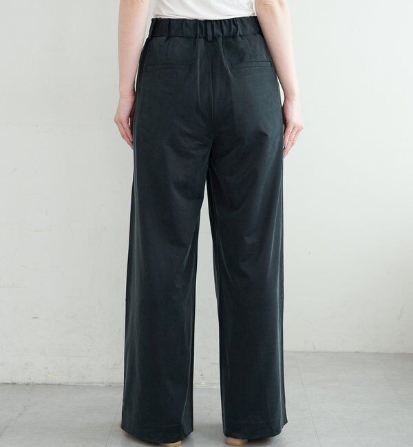  「【Her Edit】【セットアップ対応】キュプラジャージータックパンツ」|チノ|