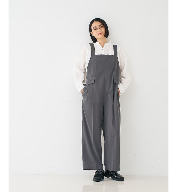 collex「カットサロペット」|オールインワン|グレー