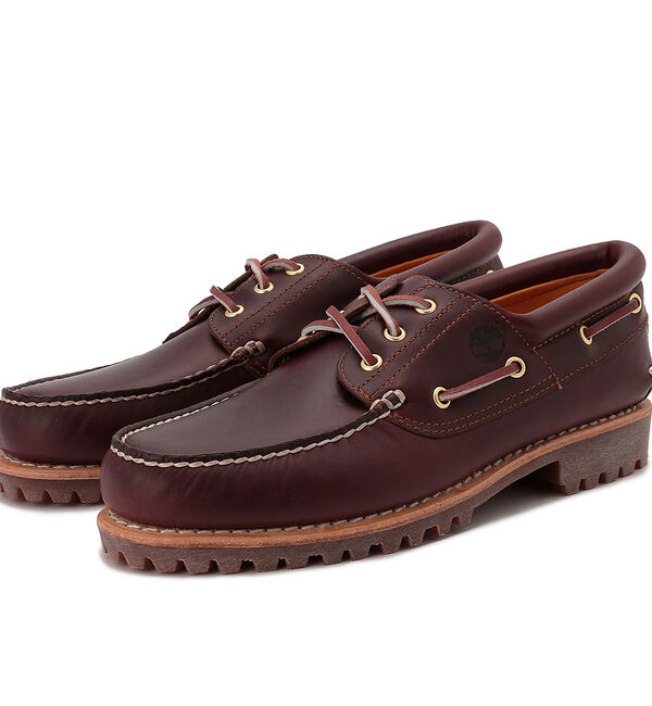 ABAHOUSE「【Timberland/ティンバーランド】Authentics 3 Eye Cl」|モカシン|ボルドー