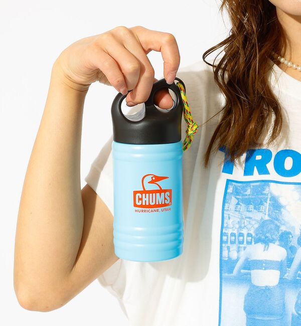 ABAHOUSE「【CHUMS/チャムス】キャンパーウェーブボトル /  ミニタンブラー / 携帯」|食器・キッチングッズ|ライトブルー