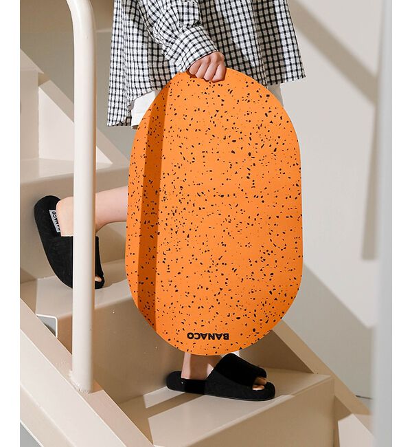 ABAHOUSE「【BANACO / バナコ】SPLASH FOOT MAT / スプラッシュフッ」|その他|オレンジ