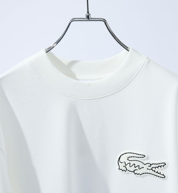 ABAHOUSE「【LACOSTE / ラコステ】オーバーサイズクロックエンブレムスウェットTシャ」|Tシャツ・カットソー|