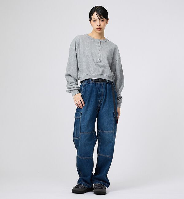 ABAHOUSE「【GRAMICCI / グラミチ】DENIM CARGO PANT / デニムカ」|デニム|