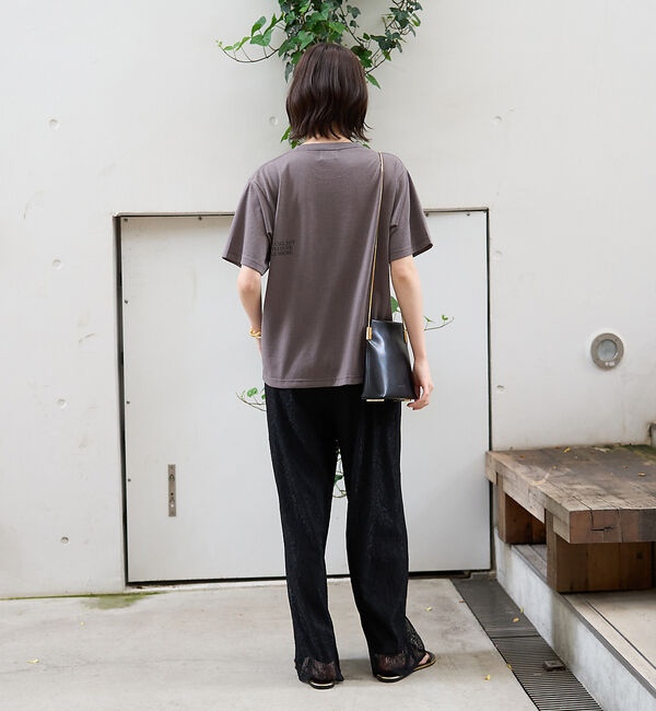 Rouge vif「シアーロゴTシャツ」|Tシャツ・カットソー|