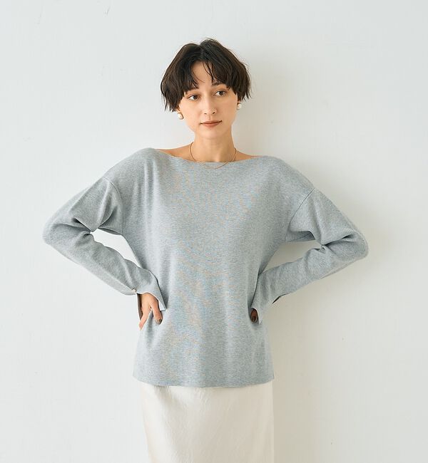 Rouge vif「スムーススリット ニットプルオーバー」|ニット・セーター|