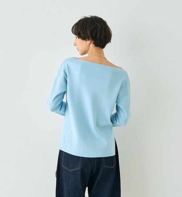 Rouge vif「スムーススリット ニットプルオーバー」|ニット・セーター|