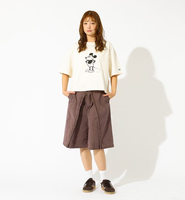 Rouge vif「【DISCUS/ディスカス】DISCUS&times;Disneyコラボ Tシャツ/半袖/デ」|Tシャツ・カットソー|