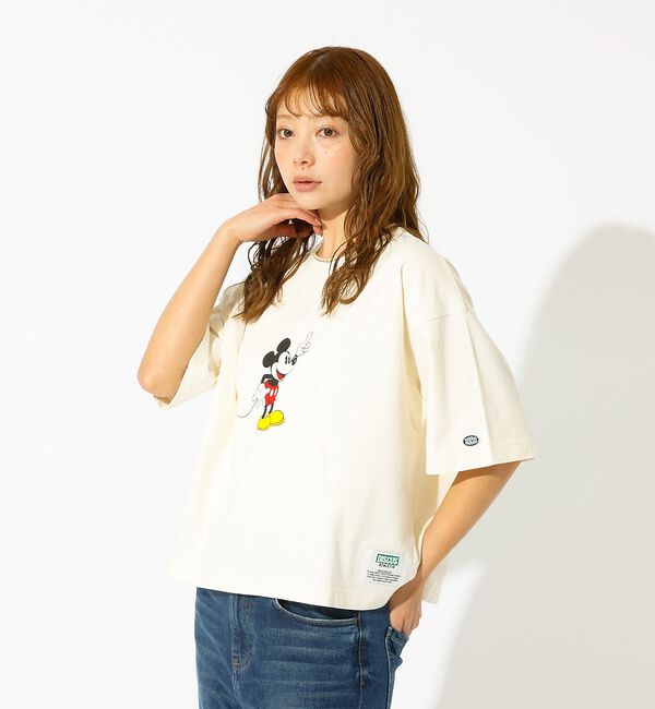 Rouge vif「【DISCUS/ディスカス】DISCUS&times;Disneyコラボ Tシャツ/半袖/デ」|Tシャツ・カットソー|