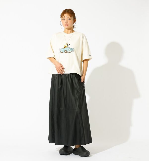 Rouge vif「【DISCUS/ディスカス】DISCUS&times;Disneyコラボ Tシャツ/半袖/デ」|Tシャツ・カットソー|