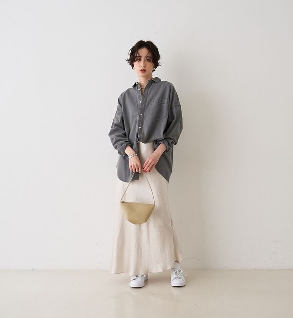 Rouge vif「【2026SS新作】【ロングセラー】NEW オーバーサイズデニムシャツ」|シャツ・ブラウス|