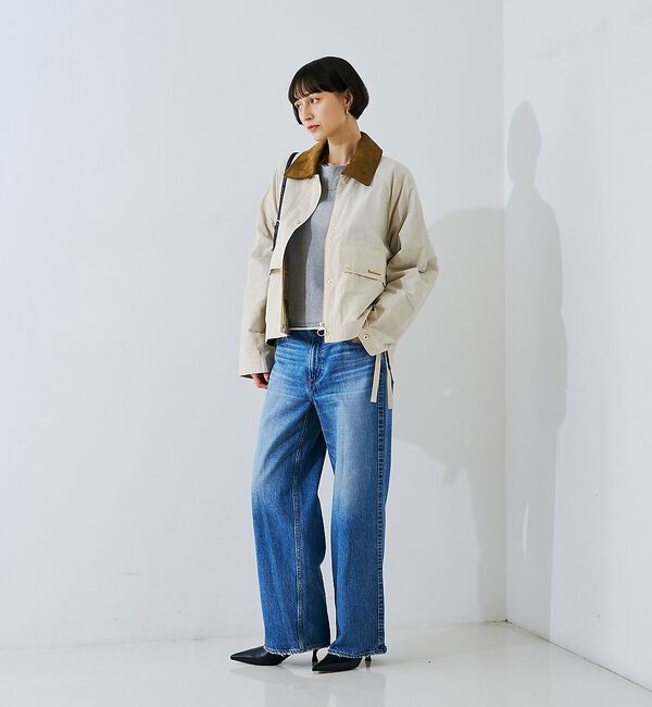 Rouge vif「【Barbour/バブアー】 シャワープルーフショート丈ジャケット / ブルゾン」|ブルゾン・スタジャン|