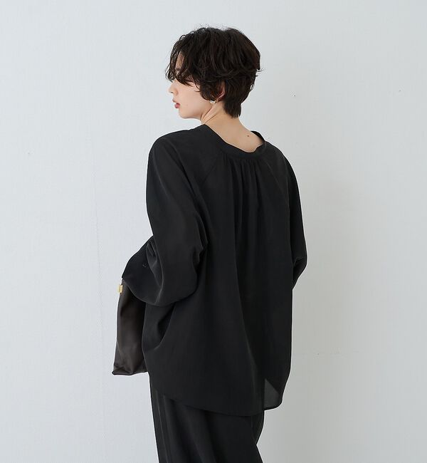 Rouge vif「【セットアップ対応】フィブリルスキッパーブラウス」|シャツ・ブラウス|
