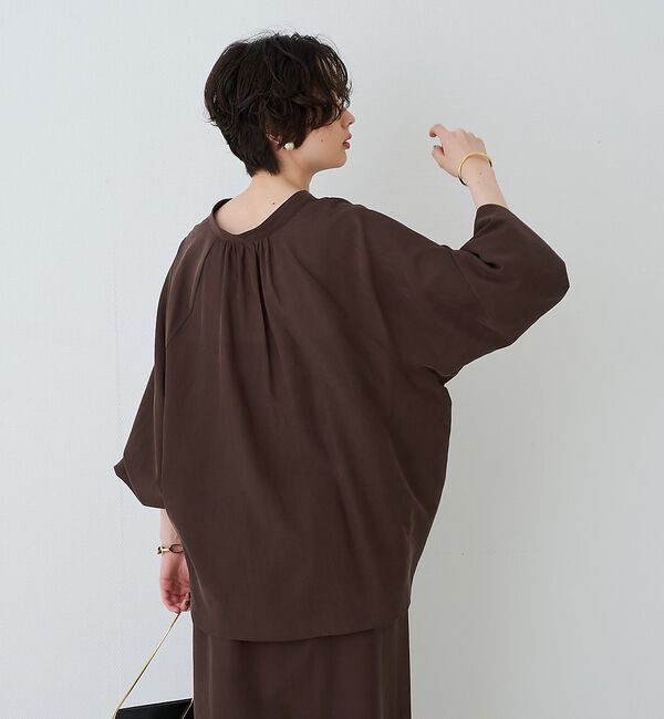 Rouge vif「【セットアップ対応】フィブリルスキッパーブラウス」|シャツ・ブラウス|