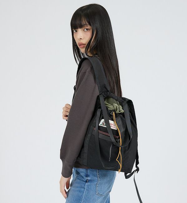 Rouge vif「【CARIBOU MOUNTAINEERING】ウルトラライト2WAYバッグ/ト」|リュック|