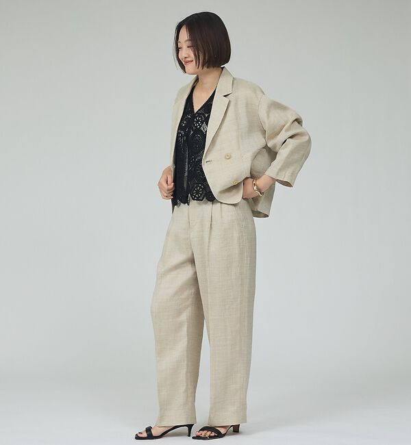 qualite「【セットアップ対応】ミックスカラーラミーパンツ」|その他|