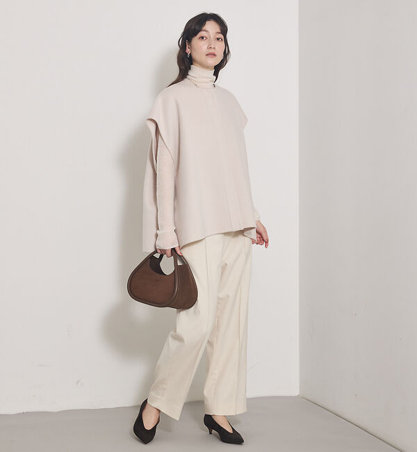qualite「【Oggi 掲載】ツイルピンタックパンツ」|その他|