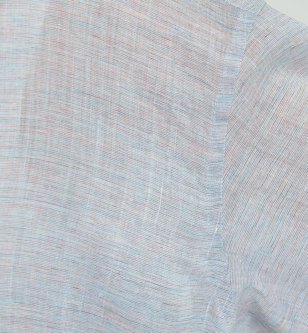 qualite「【CLASSY掲載・カシュクール着用可】リネン混レギュラーシャツ」|シャツ・ブラウス|