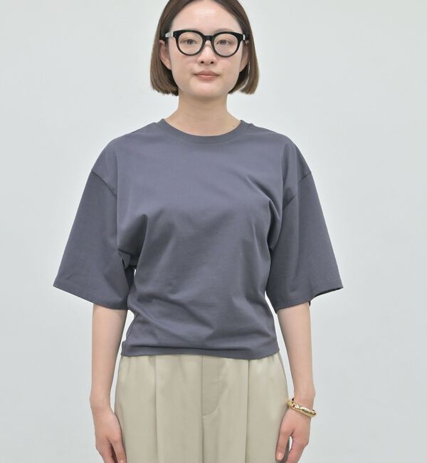 qualite「【接触冷感】プレミアム天竺ドルマンTシャツ」|Tシャツ・カットソー|
