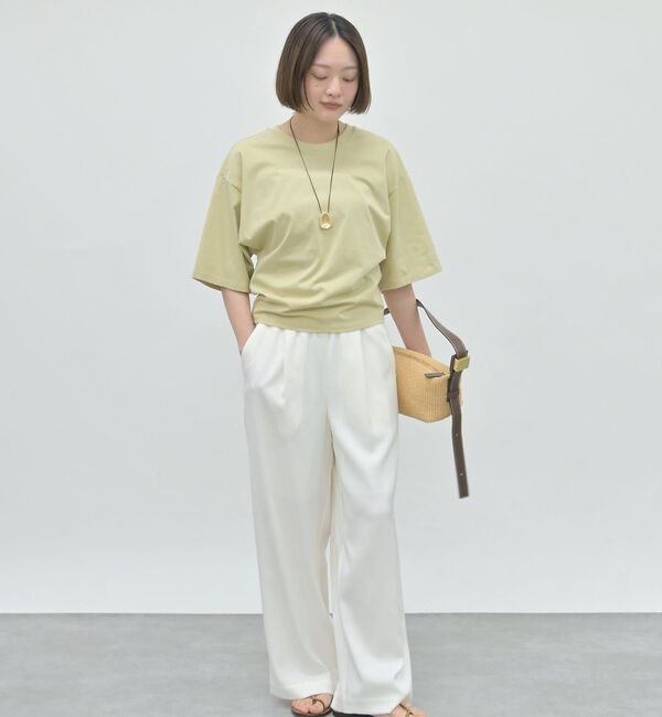 qualite「【接触冷感】プレミアム天竺ドルマンTシャツ」|Tシャツ・カットソー|