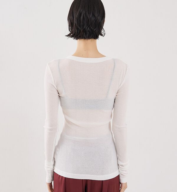 The Store by C' 「【COCUCA】ヘンリーリブプルオーバー」|Tシャツ・カットソー|