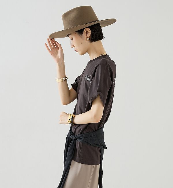 The Store by C' 「【Sporty&Rich】Soho T-Shirt／ロゴTシャツ」|Tシャツ・カットソー|