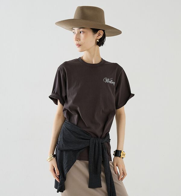 The Store by C' 「【Sporty&Rich】Soho T-Shirt／ロゴTシャツ」|Tシャツ・カットソー|